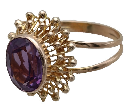 Vintage 14ct gold - gold, ring