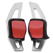 Silver metal paddle shift - silver,