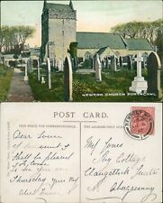 Porthcawl Newton Church 1907 Newport Mon SOTN Cancel Moira Series Comley