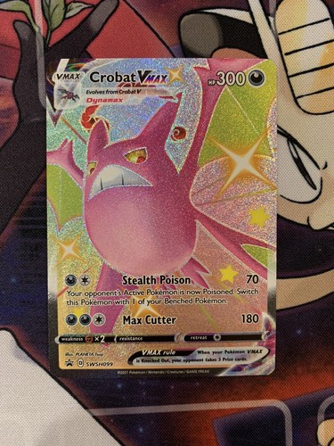 Crobat vmax black star promo - black,