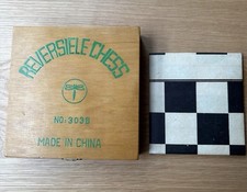 Vintage Reversible Chess Set