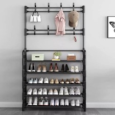 Coat And Hat Stand 8 Hooks