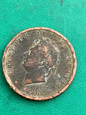 1826 GEORG IV HALF- PENNY