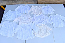 Group of 10 Used White Surplices, Various Sizes, C.M. Almy (CU350) chalice co.