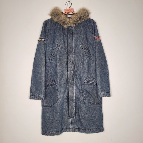 Lambretta womens denim parka - lambretta,