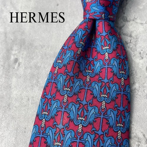 Hermes feather pattern tie - feather,