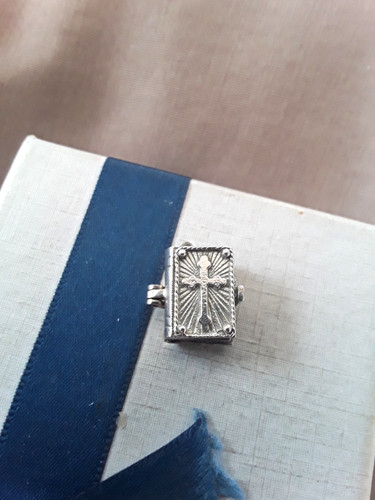 Silver charm nuvo - charm, bible