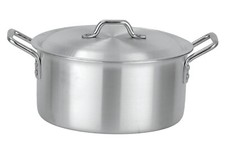 Large Aluminium Casserole Dish Cooking Saucepan Stockpot Size 16inch / 41cm