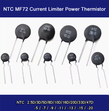 NTC Current Limiter Power Thermistor MF72 3D/5D/8D/10D/20D/47D-5/7/9/11/13/15/20