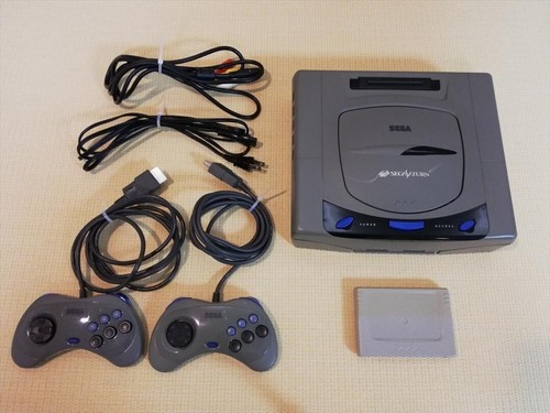 Sega saturn console gray - saturn,