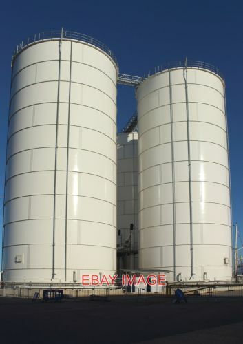 Photo cement silos port - silos, of