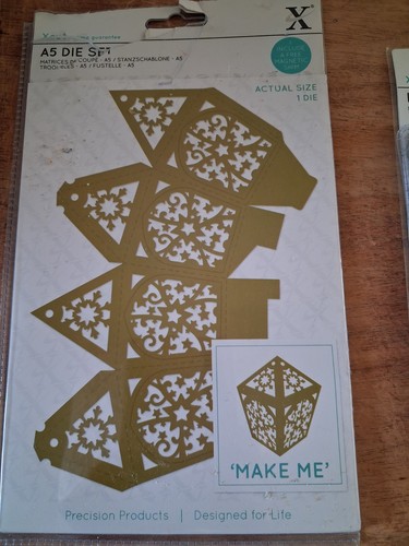 Cut die to make - x,