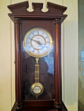 1980s highlands small westminster chime battery wall clock working