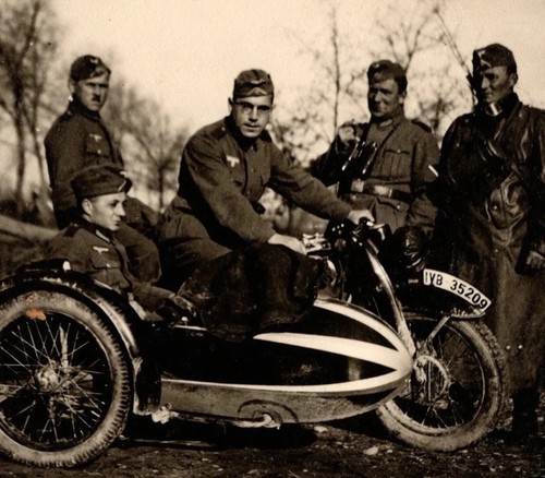 Ww2 german soldiers zundapp - soldiers,