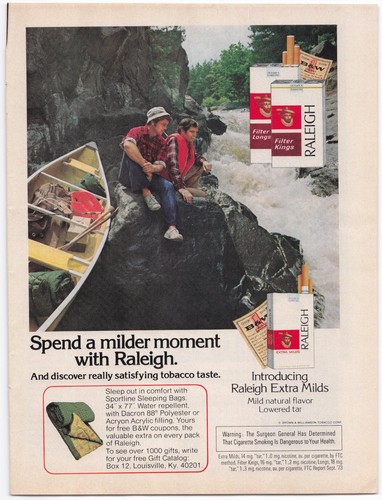 Raleigh extra milds - raleigh, cigarette