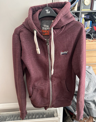 Superdry orange label burgundy - orange,