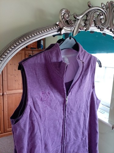 Ladies size purple gilet - size, 12