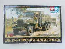 Tamiya Military Miniature U.S 2 1/2 6x6 Cargo truck 1/48 with metal chassis. 