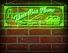 Custom home bar neon led - neon,