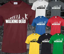 WALKING DEAD MENS T SHIRT ZOMBIES RICK GRIMES DARYL DIXON TOP MICHONNE CULT TV