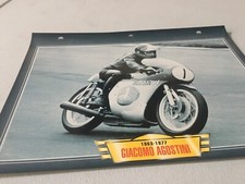013 Giacomo Agostini 1963 - 1977 Collection card ATLAS legendary motorcycles