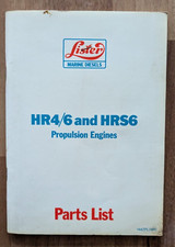 LISTER MARINE DIESELS : HR4/6
