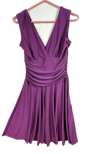 Papillon purple grecian line - purple, a-line