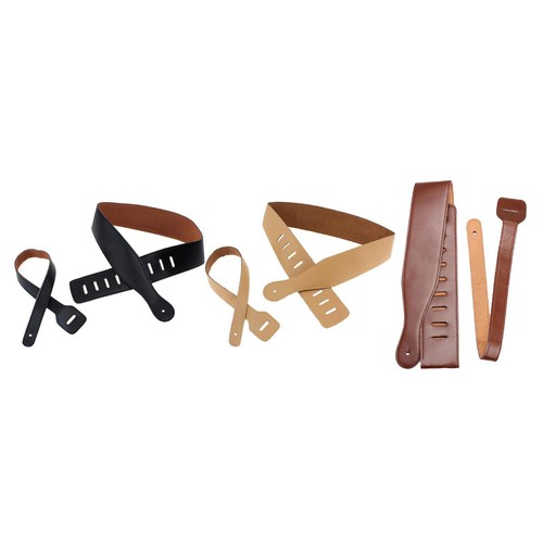 Leather guitar straps - leather,