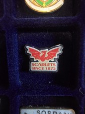 Llanelli Scarlets Vintage Pin Badge