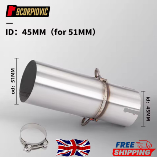 51mm motorcycle exhaust middle - motorcycle,