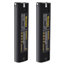 2Pcs 9.6V 5000mAh Battery for