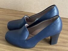 Piccadilly Ladies Shoes Heels Navy Blue Size 38 EU New