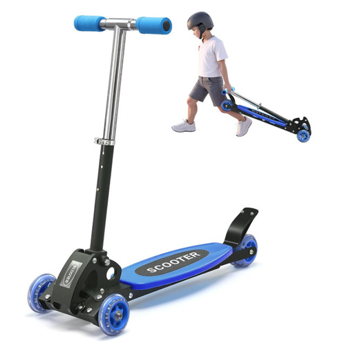 Kids wheel folding scooter - 3,