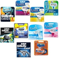 Gillette Original Fusion Proglide Mach3 Venus Sensor Excel Razor Blade