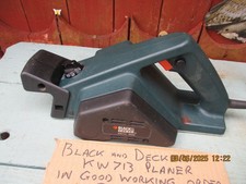 Black & Decker KW713 Planer, see description.  #87-0249