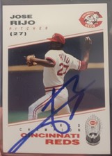 JOSE RIJO SIGNED KAHN'S SGA