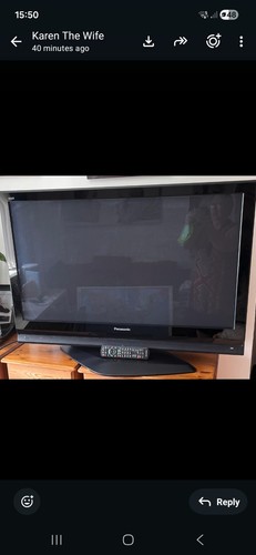 Panasonic inch black tv - panasonic,