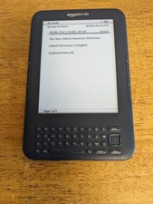 Amazon Kindle Keyboard D00901 3rd Generation 4GB, WiFi Working condition.