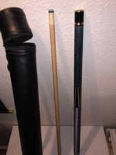 BCE Custom Cues Green & Purple