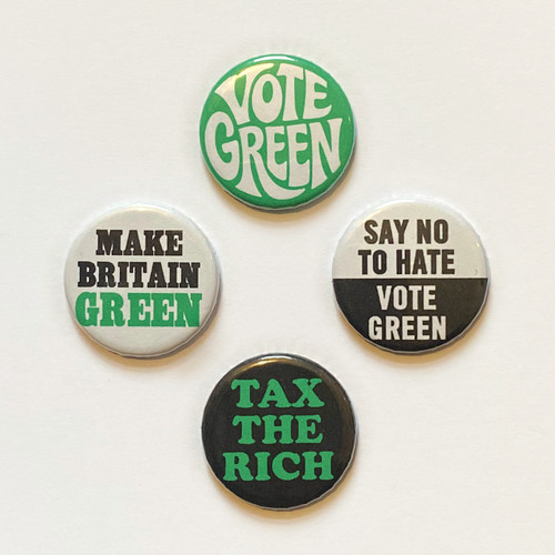 Green party badges vote - party, badges,
