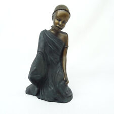 Vintage Soul Journeys Figurine Njeri Daughter Of a Warrior Sculpture Height 16cm