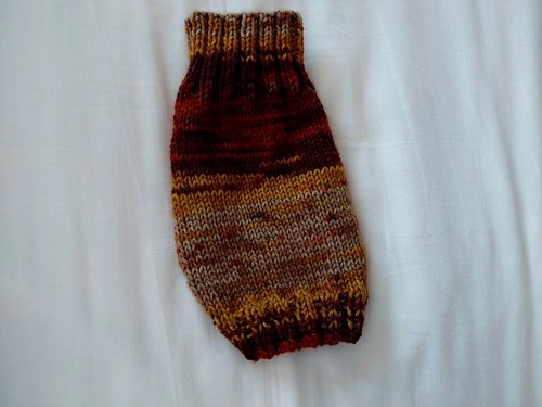 Hand knitted dog jumper - dog, small