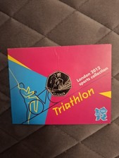 *Royal Mint Triathlon 50p.Not