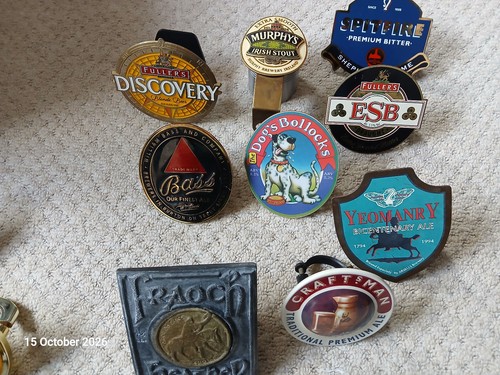 Beer pump clips - clips, joblot