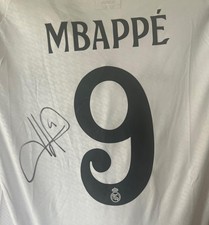 Kylian Mbappe Signed Real Madrid Shirt - Video Proof