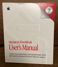 Apple Macintosh User Manual for PowerBook 1400 1400c 1400cs Good condition