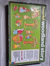 Vintage Fuzzy Felt Woodland