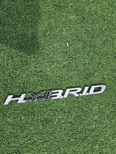 Hybrid Car Badge