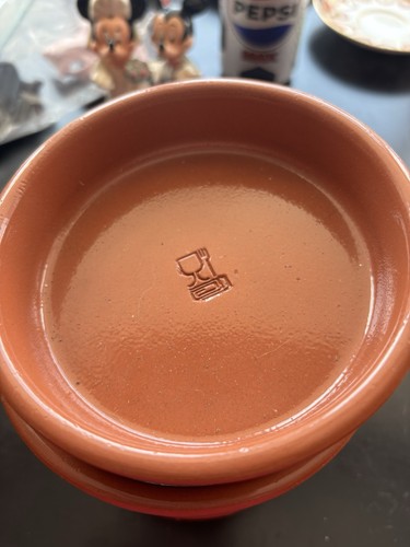 Five tapas terracotta dishes - tapas,