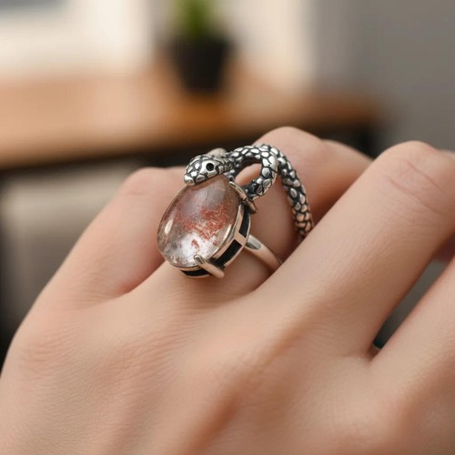 Vintage snake ring - vintage, sterling